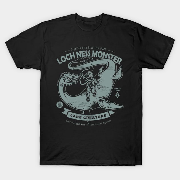 Loch Ness Monster T-Shirt by heartattackjack